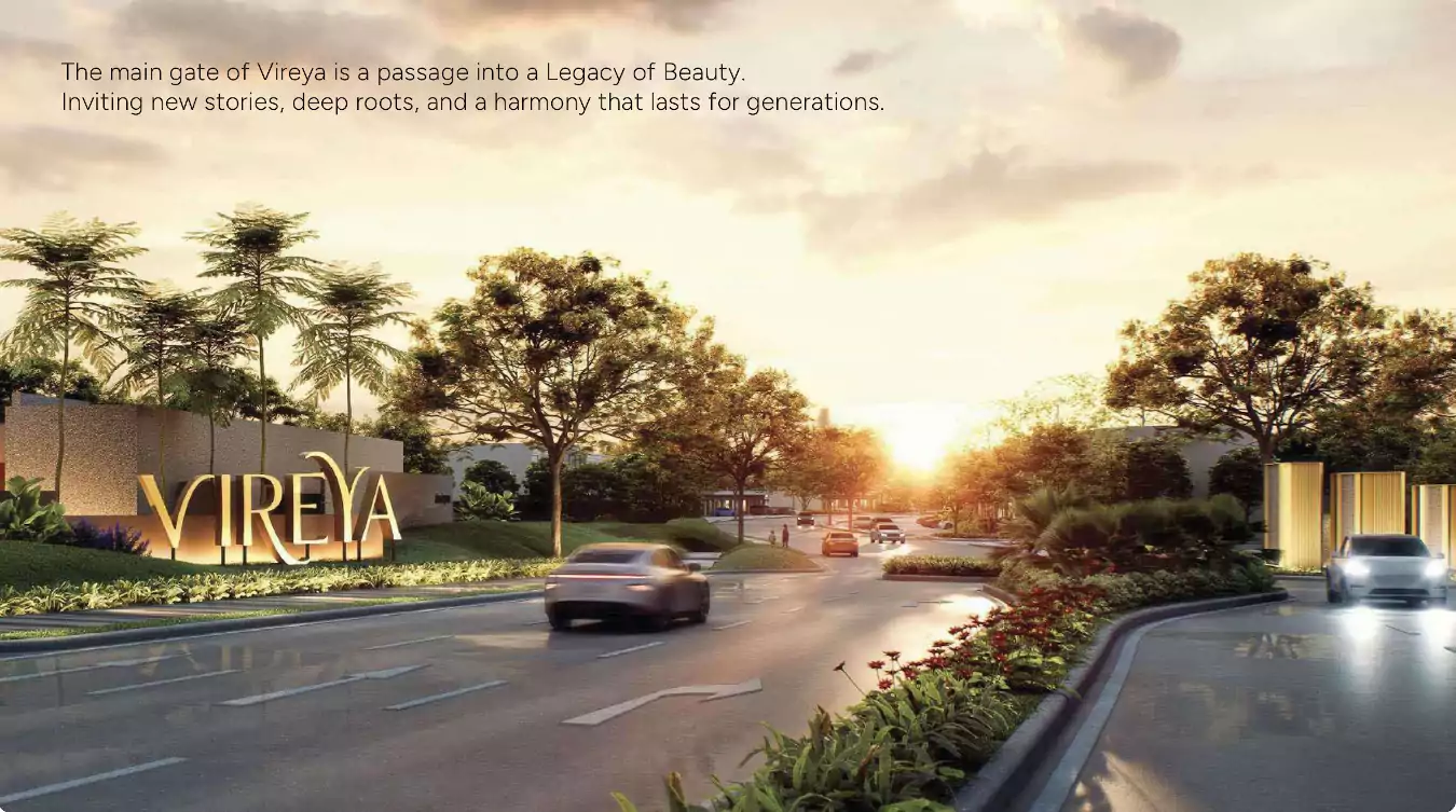 vireya bsd city ilustrasi kawasan